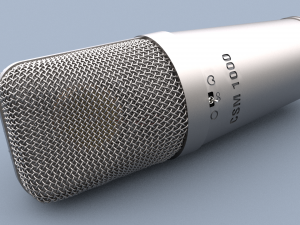 condenser microphone hd original 3D Model