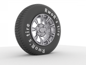 wheel original hd highpoly 3D मॉडल