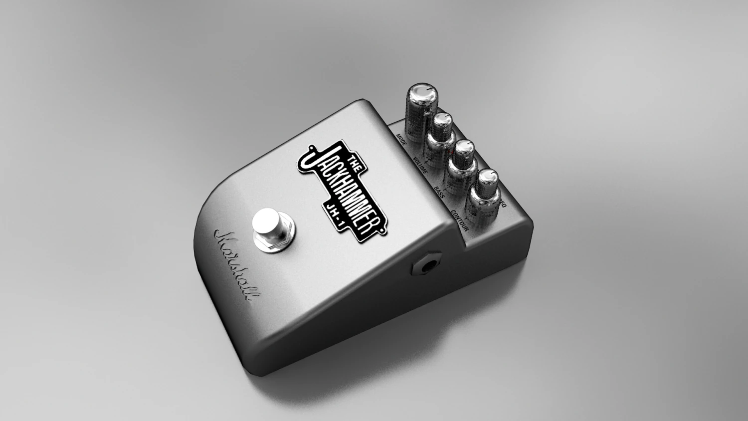 marshall jackhammer guitar effect hd 3D Model .c4d .max .obj .3ds .fbx .stl .blend 