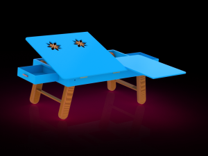 multipurpose foldable laptop table study table 3D Модель