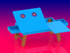 multipurpose foldable laptop table study table 3D Model