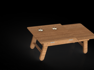 multipurpose foldable laptop table study table 3D Модель