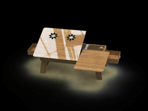 multipurpose foldable laptop table study table 3D Модель