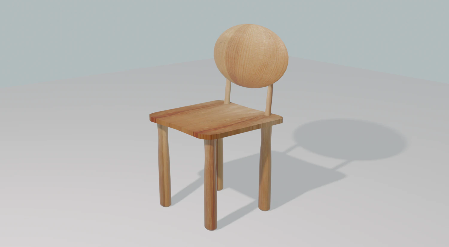 wood chair 3D Model .c4d .max .obj .3ds .fbx .stl .blend 