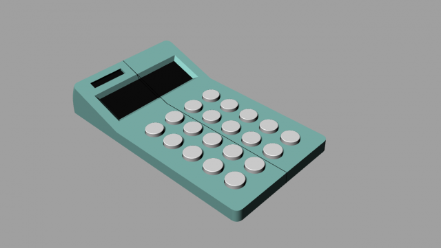 calculator 3D Model .c4d .max .obj .3ds .fbx .stl .blend 