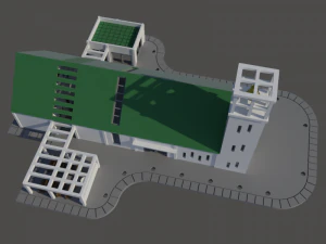 Church with campanary in N gauge 3D Print Model