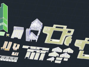 Church with campanary in N gauge 3D Print Model