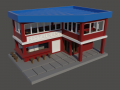 Restaurant in N Gauge 3D Print Models