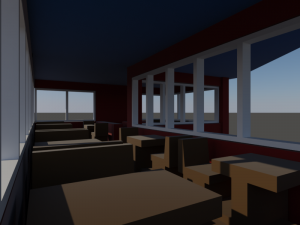 Restaurant in N Gauge 3D Baskı Modeli