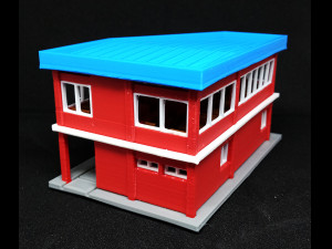 Restaurant in N Gauge 3D Baskı Modeli