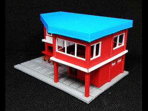 Restaurant in N Gauge 3D Baskı Modeli