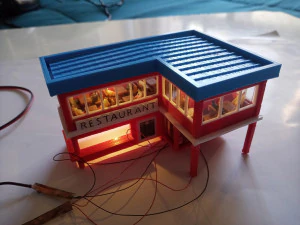 Restaurant in N Gauge 3D Print Model