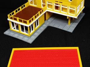 House in L form in N gauge 3Dプリントモデル