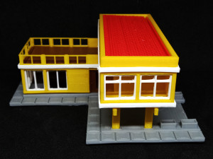 House in L form in N gauge 3Dプリントモデル