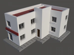 Small building with commerce and apartments in N gauge 3D Print Model