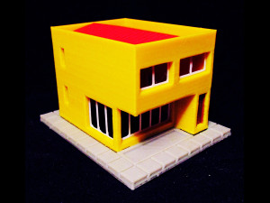 Basic mediterranean house in N gauge 3D 打印模型