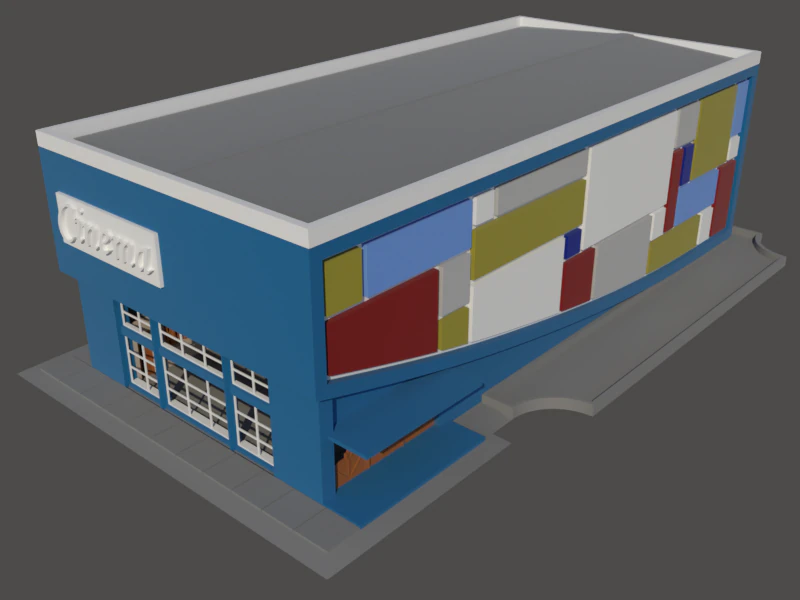 Cinema CS in N gauge 3D Print Model .c4d .max .obj .3ds .fbx .stl .blend 