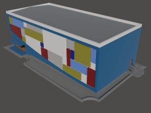 Cinema CS in N gauge 3D-Druckmodell