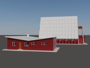 Church CS in N gauge Model Cetak 3D