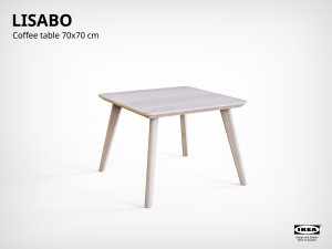 table collection ikea lisabo 3D Модель