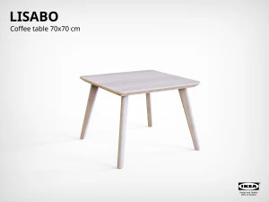 table collection ikea lisabo 3D Model