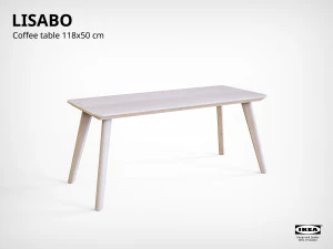 table collection ikea lisabo 3D Model