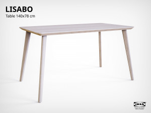table collection ikea lisabo 3D Модель