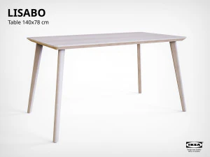 table collection ikea lisabo 3D Model