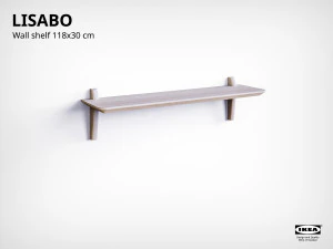 table collection ikea lisabo 3D Model
