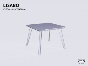 table collection ikea lisabo 3D Модель