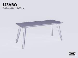 table collection ikea lisabo 3D Модель