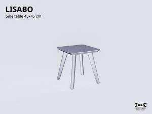 table collection ikea lisabo 3D Model