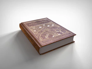 livro antigo Modelo 3D