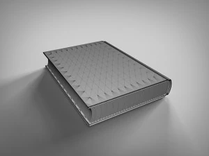 livro antigo Modelo 3D