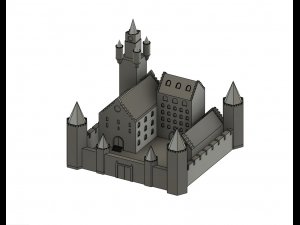 castle 3D प्रिंट मॉडल