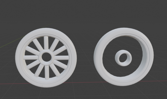 wheels 1920-1930 Model 3D .c4d .max .obj .3ds .fbx .stl .blend 