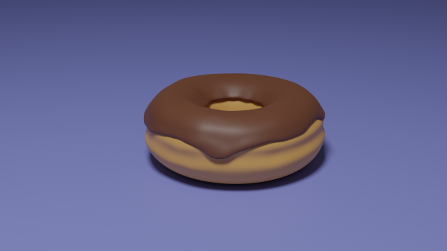 donut Modello 3D .c4d .max .obj .3ds .fbx .stl .blend 