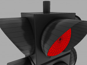 traffic lights semaphore Model 3D