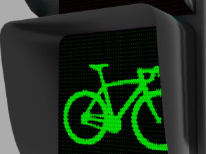 traffic lights semaphore 3D Model