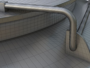 industrial boiling pan 3D 模型