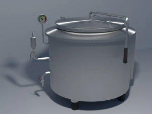 industrial boiling pan 3D Model