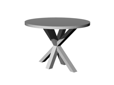 MESA REDONDA Modelo 3D