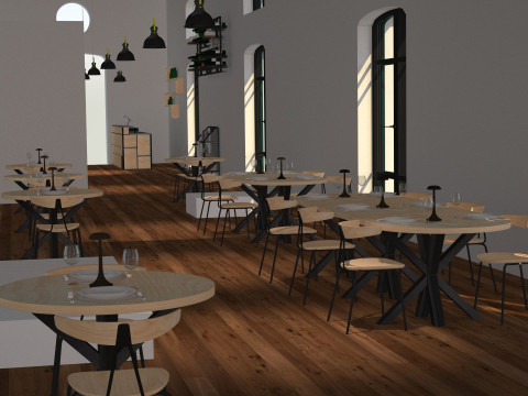ROUND TABLE 3D Model