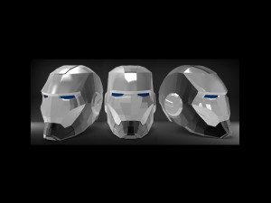 ironman helmet 3Dモデル