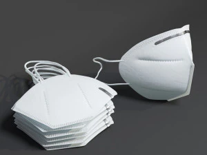 medical face mask 3D Model