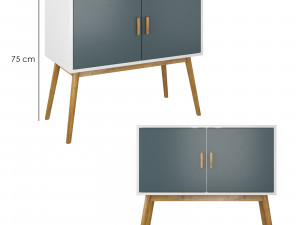 sideboard lomos lasse and tv lowboard hilda 3D Модель