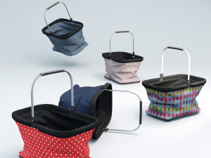 shopping basket Modelo 3D
