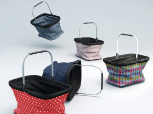 cesta de la compra Modelo 3D