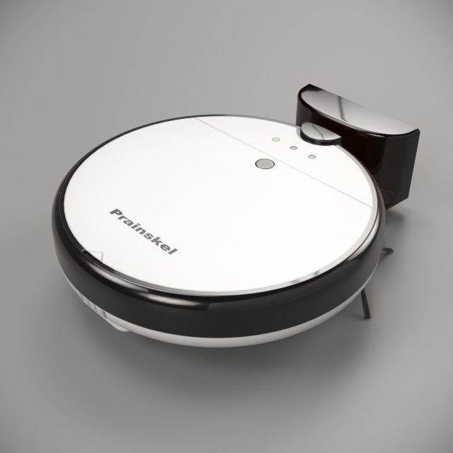 robot vacuum cleaner prainskel f20-ai 3D Model .c4d .max .obj .3ds .fbx .stl .blend 