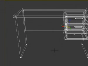 mesa de escrit&oacute;rio Modelo 3D